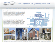 Tablet Screenshot of nrg-concepts.com